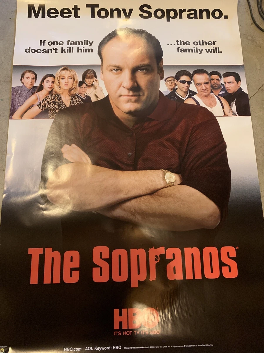 James Gandolfini Sopranos Poster