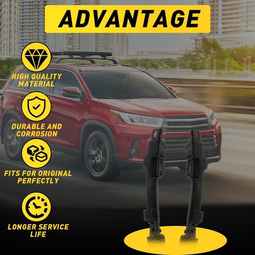 4PC For Toyota Highlander 2014-2019 Bumper Bracket Retainer Front Holder Support - Picture 14 of 52