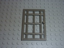 Porte LEGO OldDkGray door grille ref 4611 / Set 6270 6276 6082 6059 6088 6267...