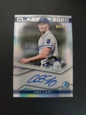 Asa Lacy 2020 Bowman Chrome Draft Class of '20 Autograph Rookie #C20A-AL 004/250