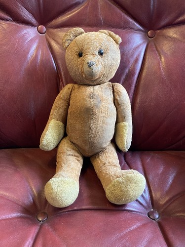 GRAND OURS EN peluche ancien H 52 cm Années 1960 EUR 29,00 - FR