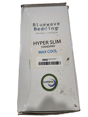 Bluewave Bedding Hyper Slim Gel Memory Foam Pillow for Stomach and Back  Sleepers