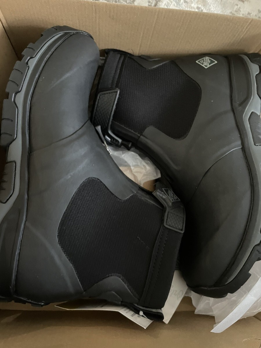 New Muck Boot Men's Apex Mid Zip Winter Hunting Boot, Black