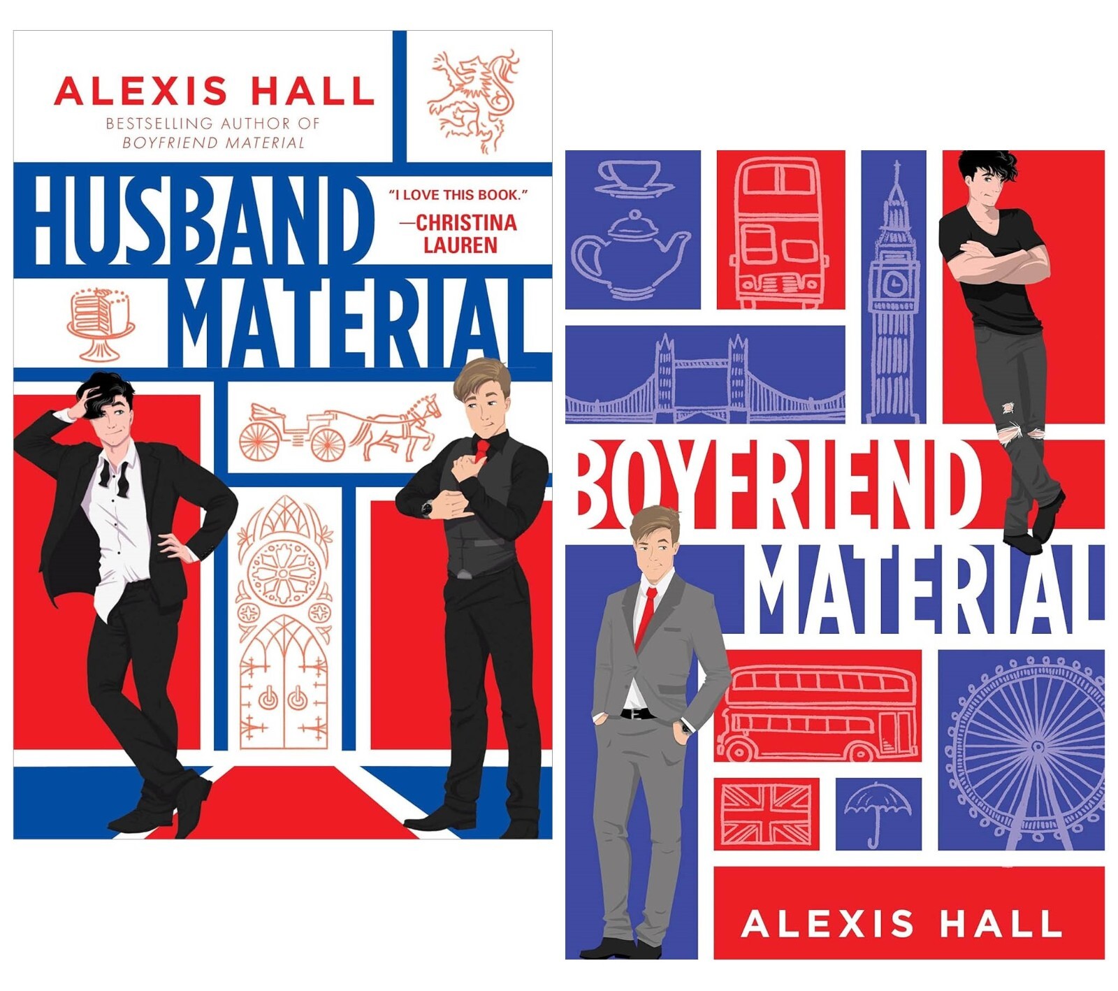 Boyfriend Material Series By Alexis Hall 2 Books Set - Fiction - Paperback