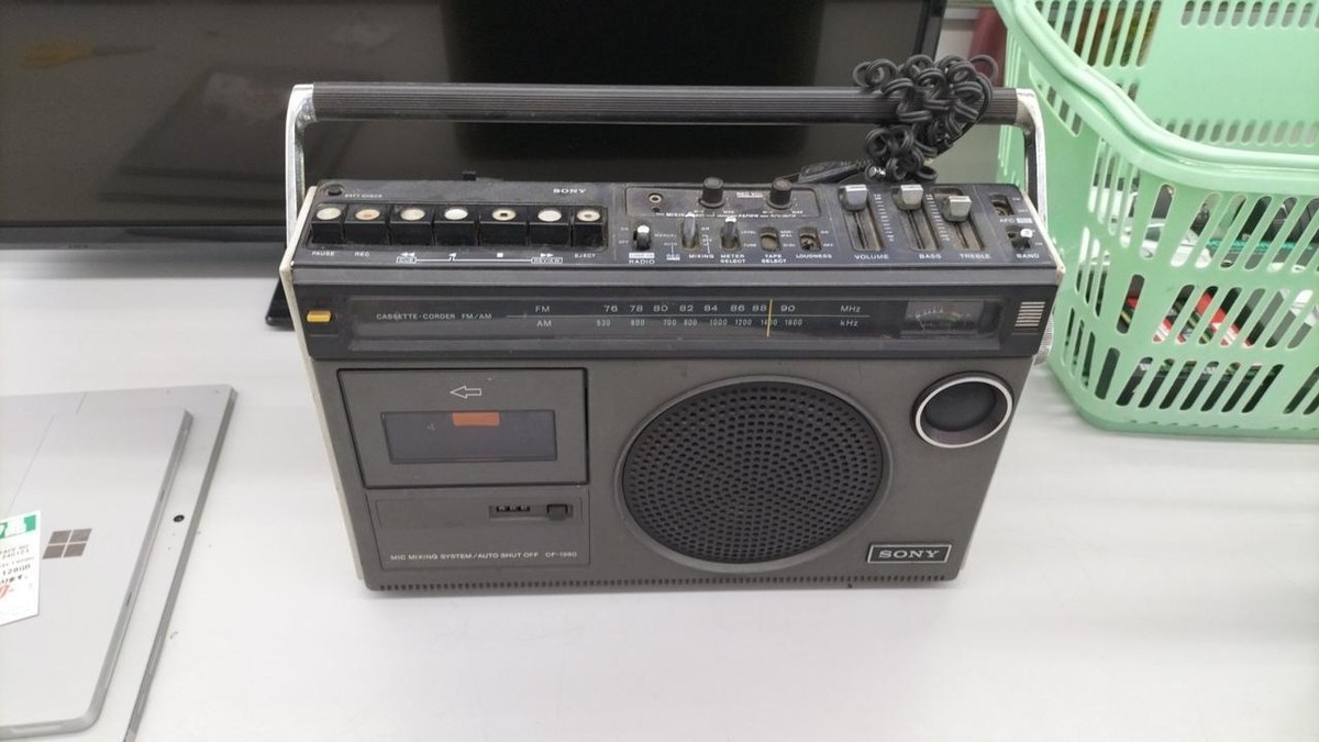SONY CF-1980☆ Amazon.co.jp: Sony CF-1980 FM/AM Radio Cassette Coder (Mono