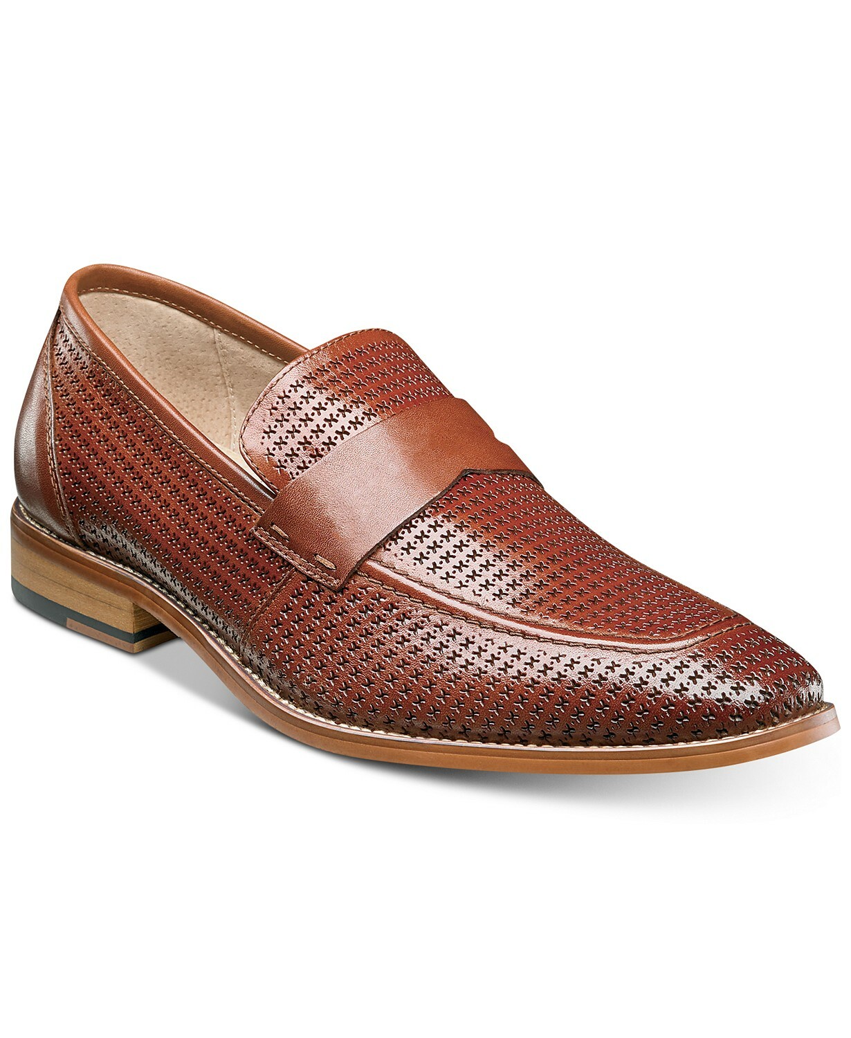 stacy adams slip on loafers