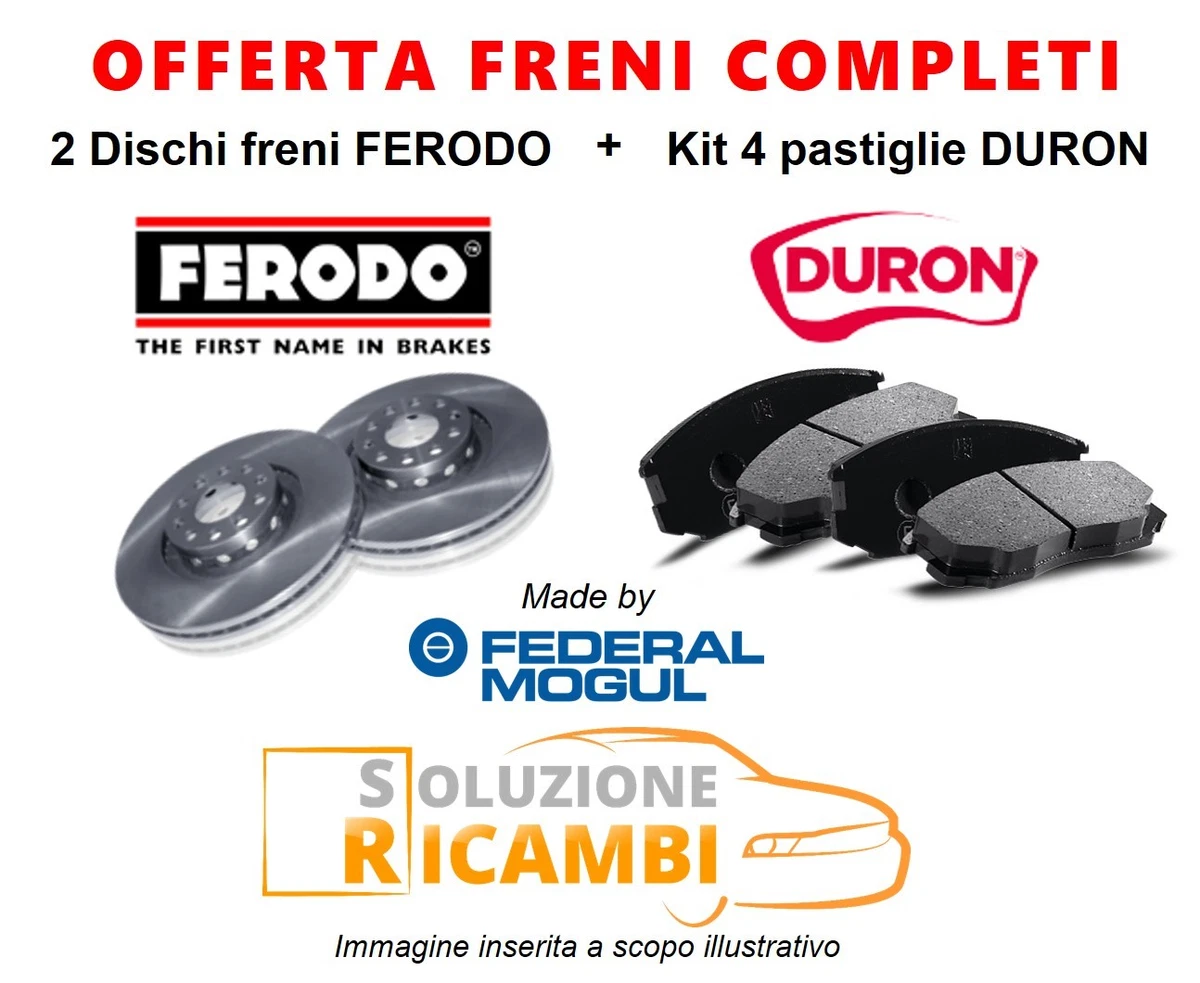 ATEC Germany 2 Dischi Freno Posteriori 280mm Con ABS Per Ford Transit - Kit Completo - 4
