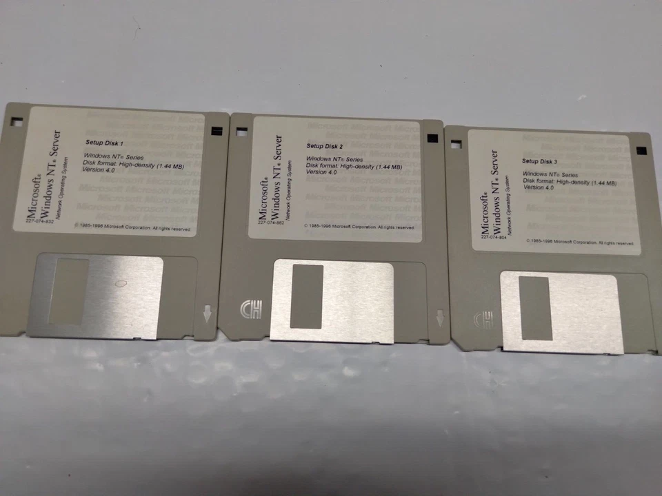 Microsoft Windows NT Server 4.0 disk 1, 2, 3- disk only - Image 3 of 3
