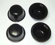 LAND ROVER DEFENDER RUBBER HUB CAP CENTRE CAP - NEW SET OF 4 - FRC4377