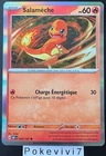 Carte Pokemon SALAMECHE 026/197 HOLO EV3 Ecarlate et Violet OBF FR NEUF