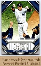 2020 Topps Update #YOC-01 Derek Jeter 20 Years of The Captain