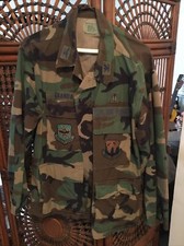 U. S. Air Force Military Size Medium X Short Jacket Camp Full Patches Colonel