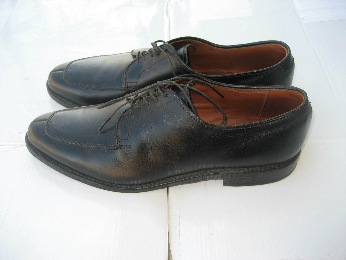 Allen Edmonds Delray Black Leather Dress Shoes size 9.5 D Raymond Apron-toe Derby Dress Shoe | Men main image 4