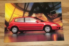 Original 1994 Honda Civic Si Postcard 94