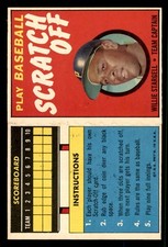 1970 Topps Scratch-Offs Baseball #21 Willie Stargell VG *d3