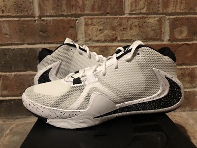New 11 Nike Zoom Freak 1 TB Black Oreo Basketball Shoes Giannis