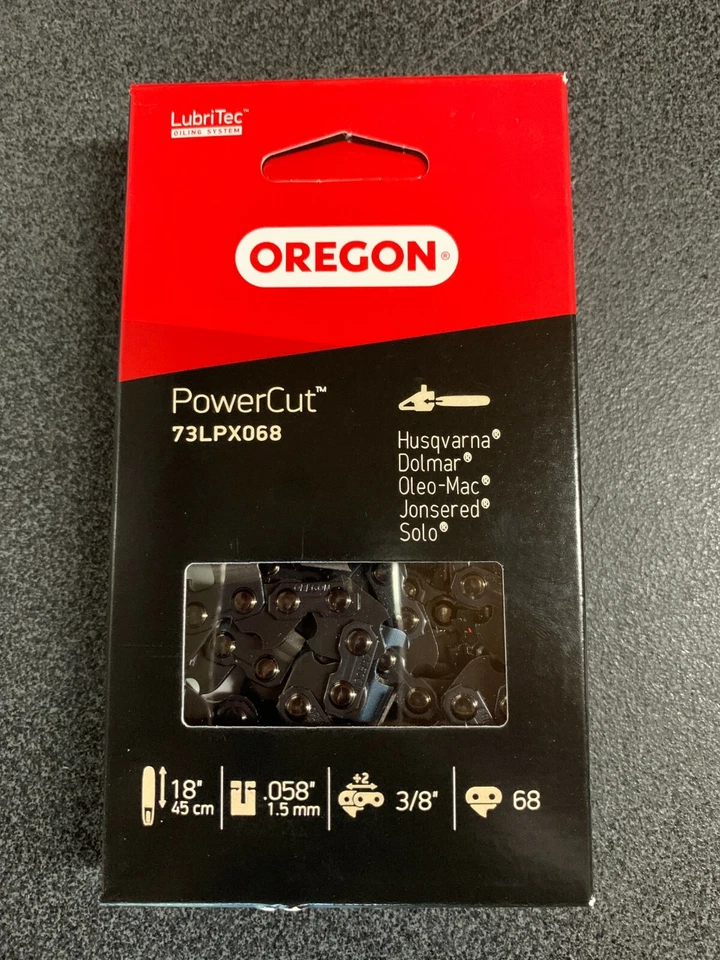 CATENA PER MOTOSEGA OREGON 73LPX068-072E-084E-092E Passo 3/8" Spessore 1,5 mm