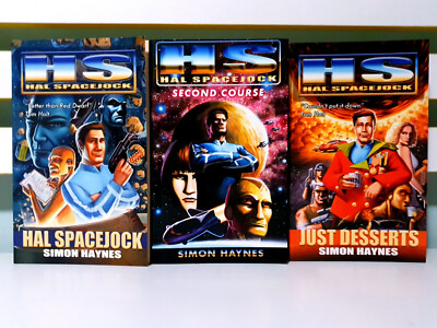 Lot of 3x Hal Spacejock Science Fiction Books by Simon Haynes!