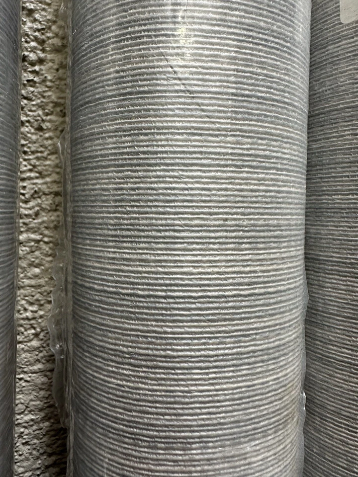 Papel tapiz satinado a rayas azules vintage 3 rollos revestimientos de pared sellados Foto 3 de 4