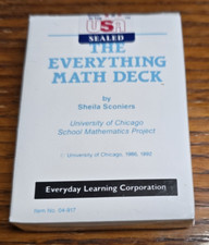 The Everything Math Deck By Sheila Sconiers Item No. 04-917 New Factory Sealed
