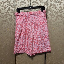 Lilly Pulitzer Vintage White Label Pink Fruits Shorts Size 8