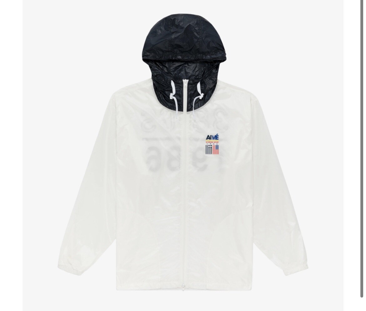 Aime Leon Dore 38-GS Offshore Technohull Anorak Nylon Windbreaker  White XXL new image 3