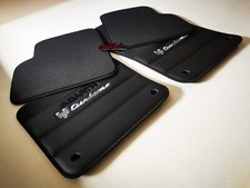 TAPPETINI ABARTH IN PELLE E VELLUTO FIAT 500 - 595 TURISMO PERSONALIZZABILI