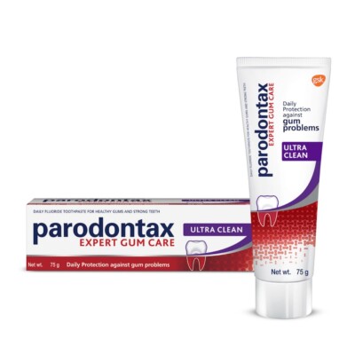 Paradontax Ultra Clean Toothpaste for Protection Against Gum -75gm Free Shipping