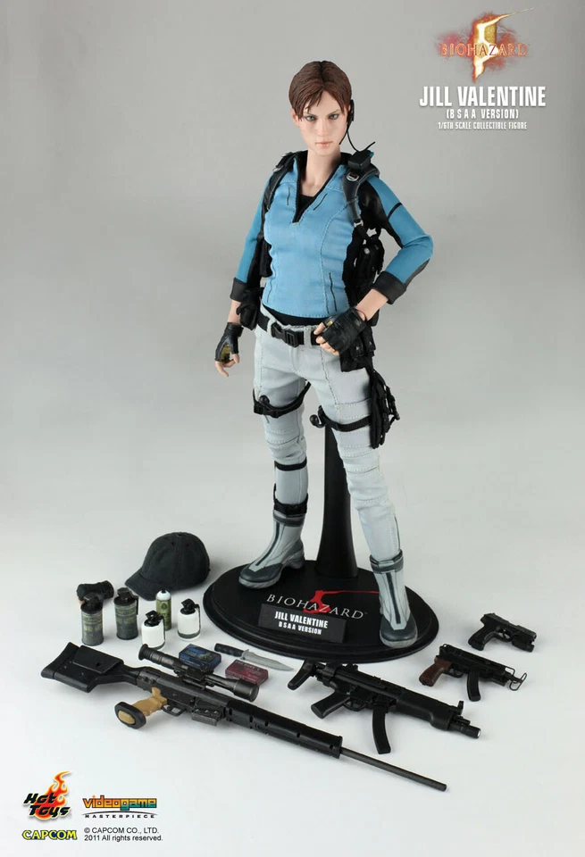 Nueva figura Hottoys Jill Valentine VGM11 Biohazard Resident Evil 5 versión BSAA Foto 4 de 4