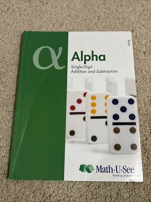 Alpha Tests : Single-Digit Addition and Subtraction by Math-U-See (2013,...