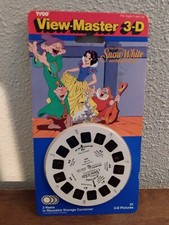 1993 Snow White and the Seven Dwarfs Tyco View-Master 3-D Reels New