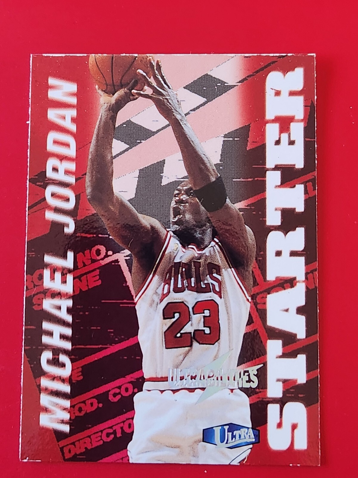 MICHAEL JORDAN 1997/98 FLEER ULTRA ULTRABILITIES STARTER INSERT #1 RARE AWESOME