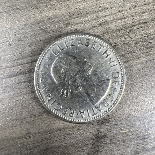 1959 Silber Florin Australien Melbourne Neuwertige Wahl Neuwertig Münze SCHLÜSSELDATUM - Bild 3 von 4