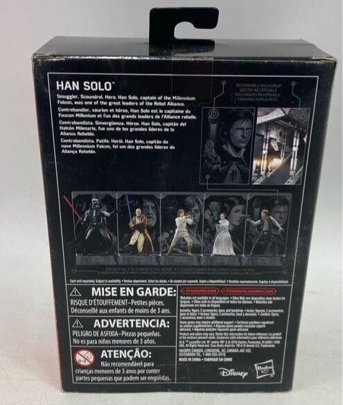 Figura Hasbro Disney 40th Star Wars The Black Series Titanium Series Han Solo Foto 4 de 4