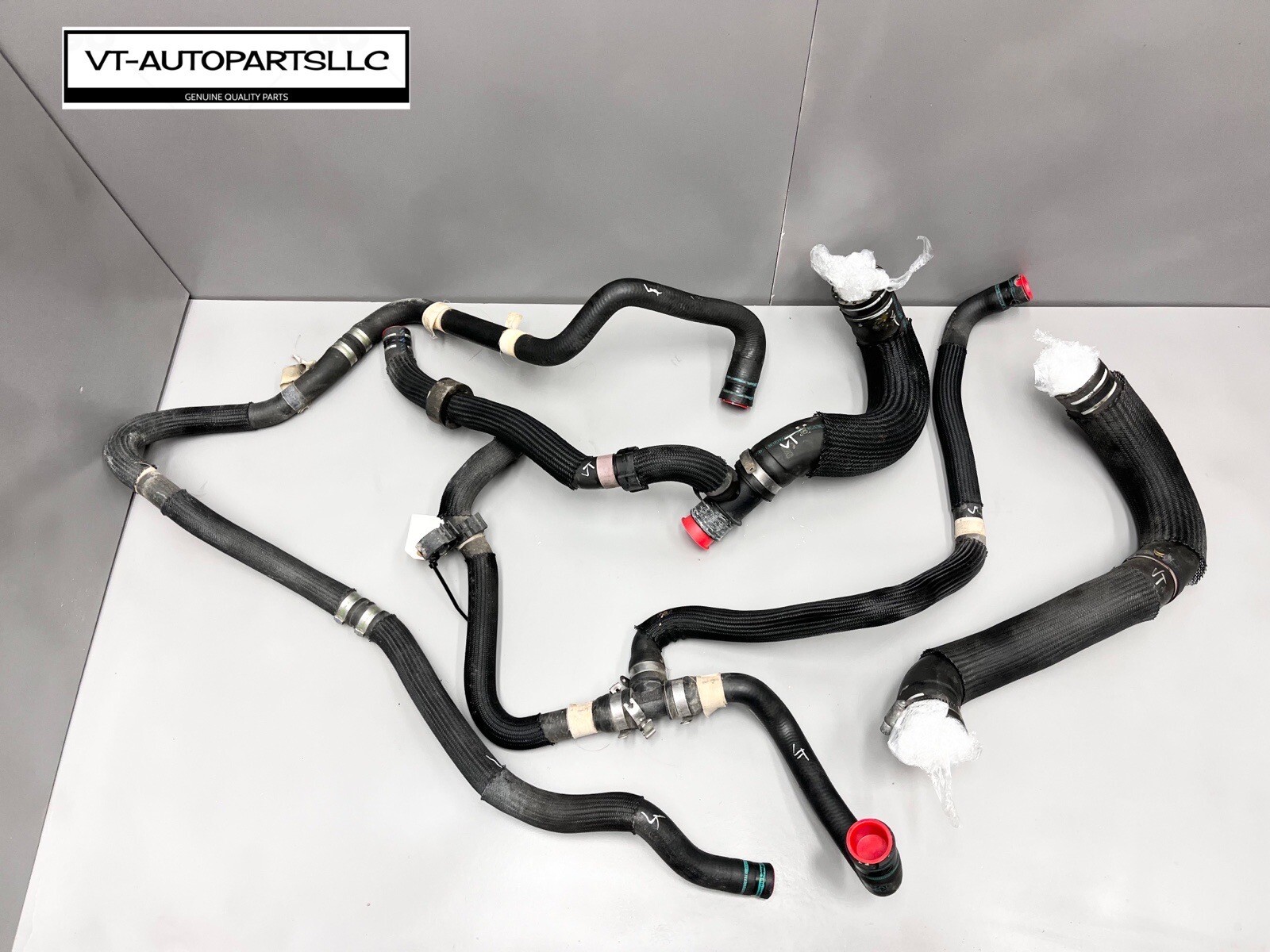 ⭐️2017-2020 MASERATI LEVANTE 3.0L ENGINE RADIATOR COOLANT HOSE PIPE LINE SET OEM