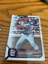 2022 BOWMAN BASE SET #45 NOLAN ARENADO ST. LOUIS CARDINALS BASEBALL