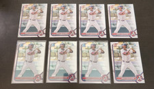 Mahki Backstrom Topps Bowman Chrome 1st Prospect Paper Lot of 8 DVS 1978