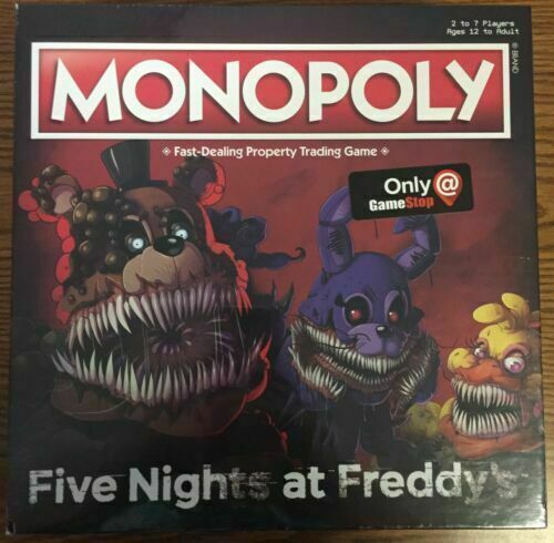 Monopoly Five Nights At Freddy S Gamestop Game Board Sg B07hnjdy9s Us For Sale Online Ebay