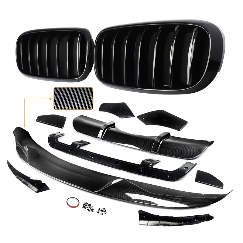 For 2013-2018 BMW F15 X5 X6 F16 M Sport AERO Body Kits & Front Bumper Grilles Foto 2 de 4