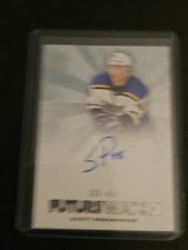2021 SP Authentic Scott Perunovich #103/499 Retro Future Watch Autograph