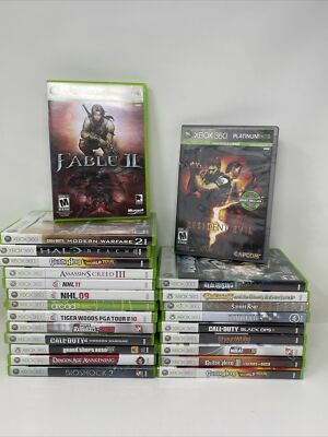 Lot of 24 Xbox 360 Games Call of Duty,Battlefield, Assassins Creed and Many More