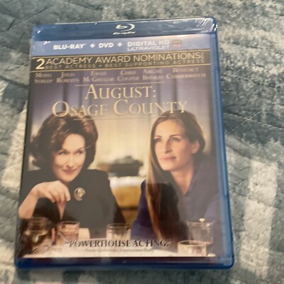 Blu-ray DVD Digital AUGUST OSAGE COUNTY Julia Roberts Meryl Streep Academy Award