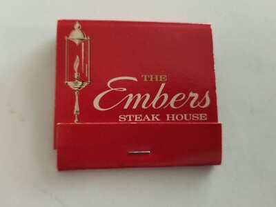 Matchbook Embers Steak House. Milwaukee. WEAR FULL