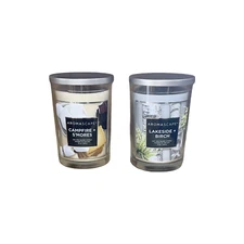 Chesapeake Bay Aromascape 19oz Soy Candle Campfire & Smores or Lakeside & Birch