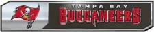 Fanmats 60823 Tampa Bay Buccaneers Embossed Truck Emblem 2 Piece Set