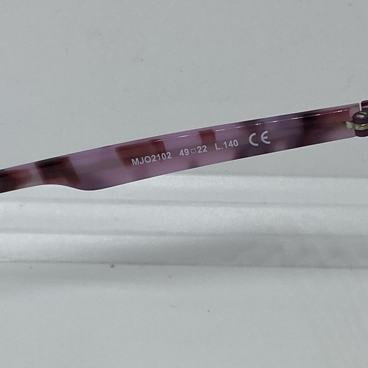 Maui Jim MJO2102-84M EYEGLASSES Frames 49-22-140 Dark Pink/Tortoise Arms NWOT Maui Jim MJO2102-84M Matte Burgundy Pink Round Eyeglasses  main image 4