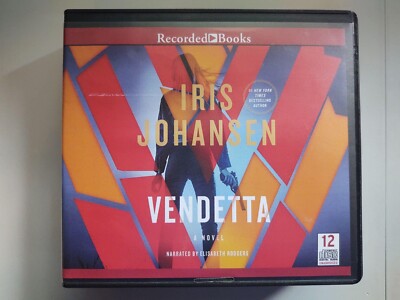 VENDETTA BY IRIS JOHANSEN, Audio Book on CD.ISBN: 978-1-5019-0644-2