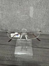 Naturally Rimless NR 372 Eyeglasses Frame 50-17-135 Brown New stainless steel