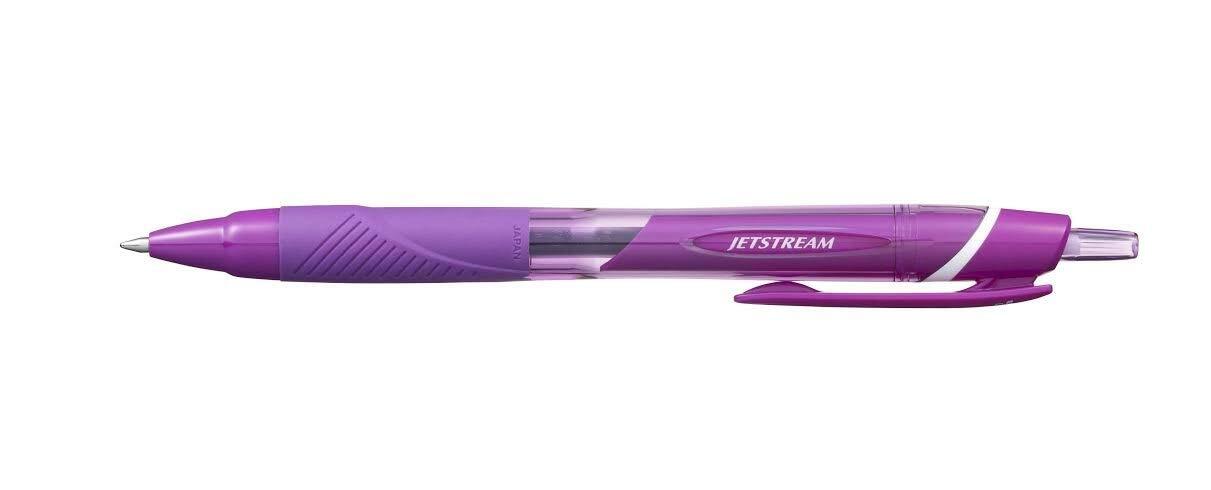 uni-ball JETSTREAM SXN-150-07 RETRACTABLE ROLLERBALL PEN  Violet Barrel with Vio