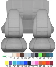 Fits 1968 to 1976 Volkswagon Beetle Front and Rear car seat covers nice colors